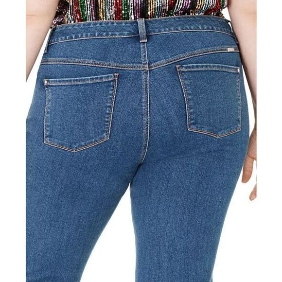 NC International Concepts size 16 Bling-Front Skinny Jeans (Indigo) - Picture 7 of 15